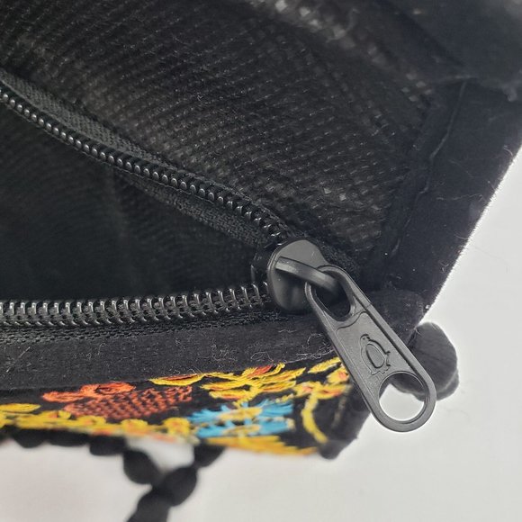 India Multicoloured Envelope Embroidered Paisley Bag - Picture 3 of 13